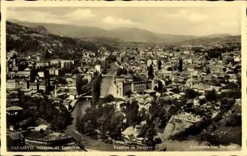 Ak Sarajevo Bosnien Herzegowina, Panorama