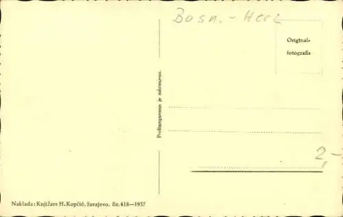 Ak Sarajevo Bosnien Herzegowina, Panorama