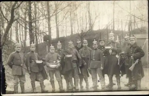 Foto Ak Deutsche Soldaten in Uniformen, 3. Komp. Res.-Inf. Reg. 29, Köln-Klettenberg
