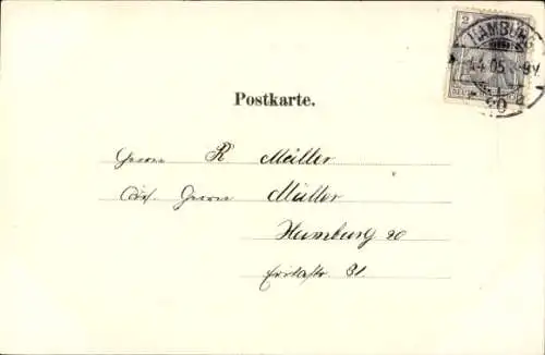 Präge Ak Oldenburg in Holstein, Bahnhofstraße