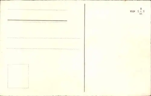 Künstler Ak Wills, John, Glückwunsch zum Namestag, Mädchen am Fenster, musizierende Zwerge, Dirigent