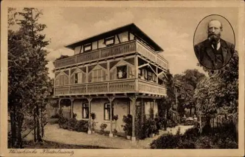 Ak Bad Klosterlausnitz in Thüringen, Weinschänke zur sächsischen Schweiz, Inh. Herm. Sachse