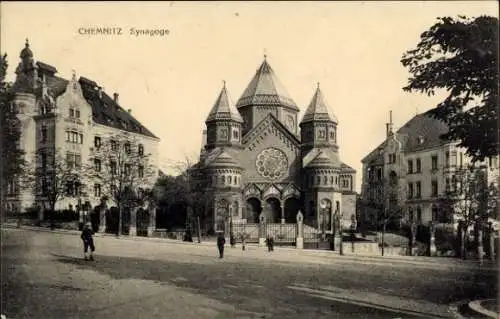 Judaika Ak Chemnitz in Sachsen, Synagoge