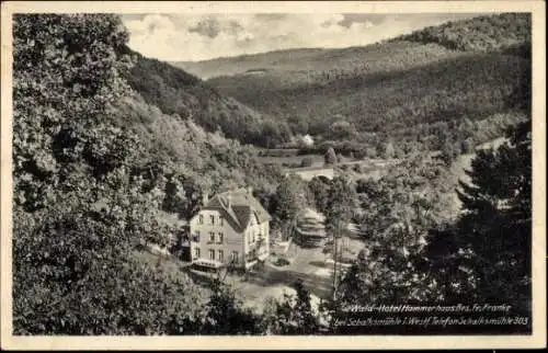 Ak Schalksmühle im Sauerland, Waldhotel Hammerhaus, Bes. Fr. Franke