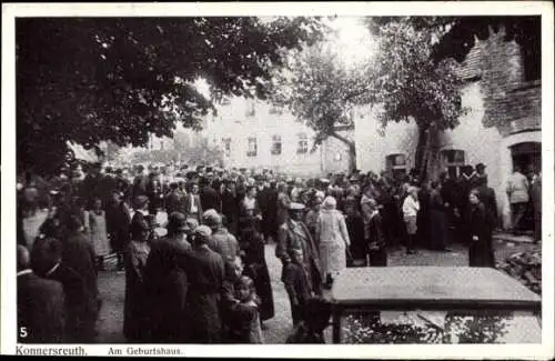 Ak Konnersreuth in der Oberpfalz, Am Geburtshaus