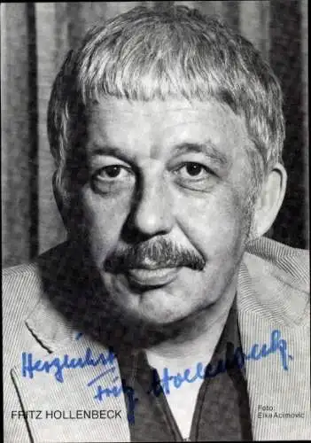 Ak Schauspieler Fritz Hollenbeck, Portrait, Autogramm