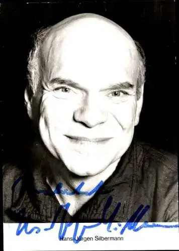 Ak Schauspieler Hans-Jürgen Silbermann, Portrait, Autogramm