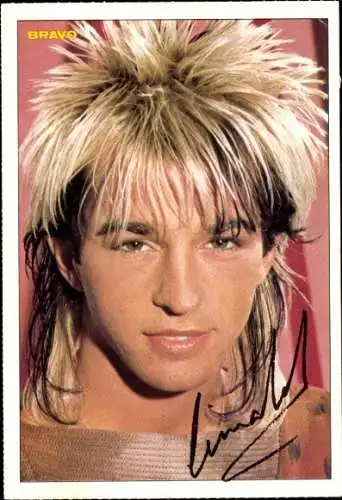 Ak Schauspieler Limahl, Portrait, Autogramm, Sänger