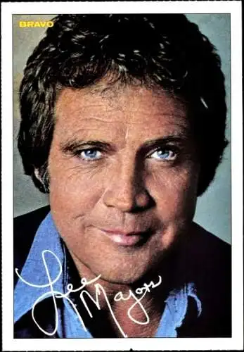 Ak Schauspieler Lee Majors, Portrait, Autogramm, Bravo