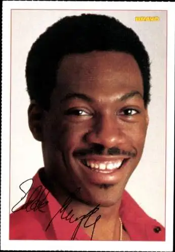 Ak Schauspieler Eddie Murphy, Portrait, Autogramm, Bravo