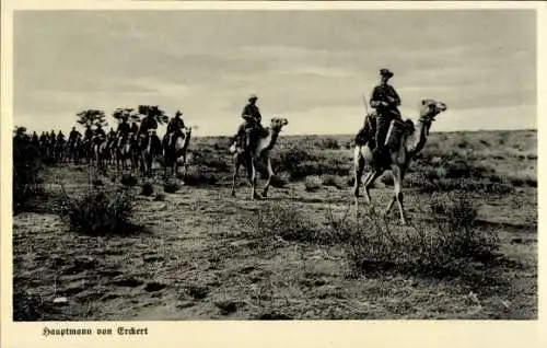 Ak Deutsch-Südwest Afrika Namibia, Hauptmann von Erckert