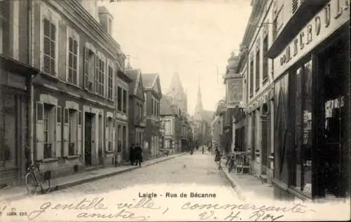 Ak L'Aigle Laigle Orne, Rue de Becanne