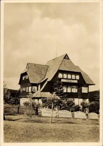 Ak Braunlage im Oberharz, Eigenheim der Gefolgschaft Büssing-NAG Braunschweig