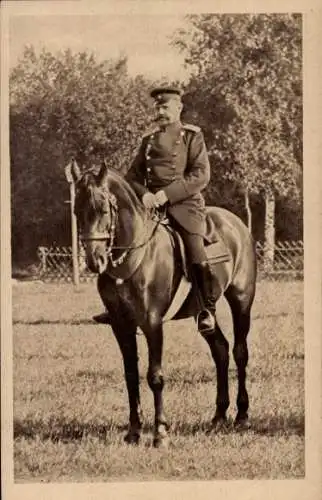 Ak Generalfeldmarschall Paul von Hindenburg, Kommandeur des Oldenburg. Inf. Regt. 91 um 1894