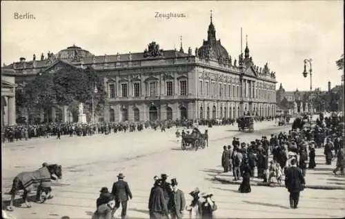 Ak Berlin Mitte, Zeughaus, Unter den Linden