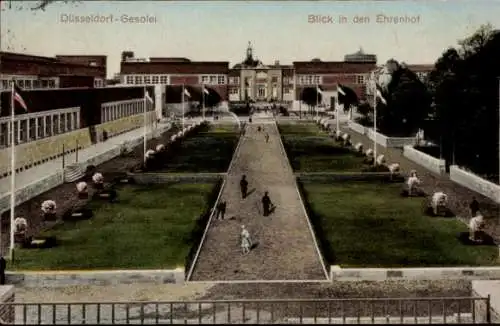 Ak Düsseldorf am Rhein, Gesolei 1926, Ehrenhof