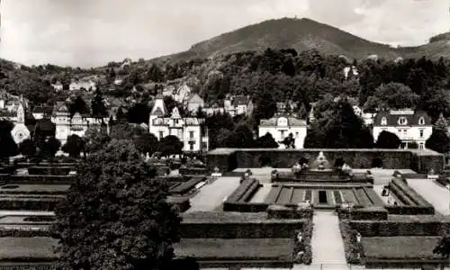 Ak Baden Baden am Schwarzwald, Gönneranlagen