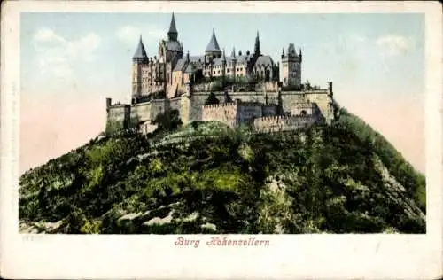 Ak Zimmern Bisingen im Zollernalbkreis, Burg Hohenzollern