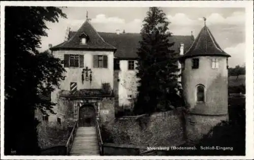 Ak Meersburg am Bodensee, Schlosseingang