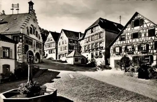 Ak Schiltach im Schwarzwald, Marktplatz