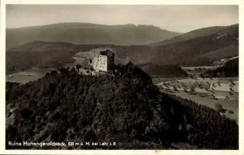 Ak Schönberg Seelbach in Baden Württemberg, Burg Hohengeroldseck, Panorama