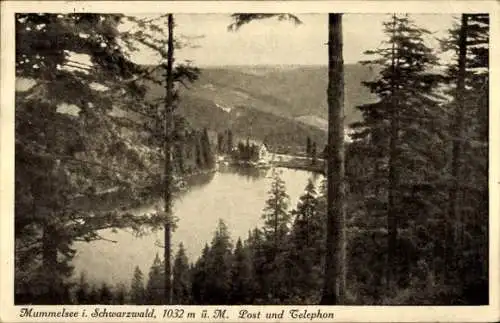 Ak Mummelsee Seebach im Schwarzwald Baden, Panorama