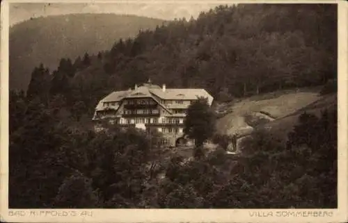 Ak Bad Rippoldsau Schapbach im Schwarzwald, Villa Sommerberg