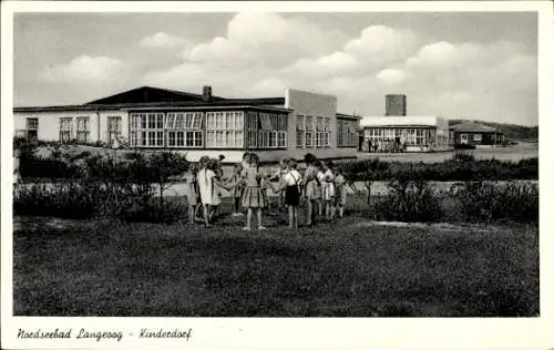 Ak Nordseebad Langeoog Ostfriesland, Kinderdorf