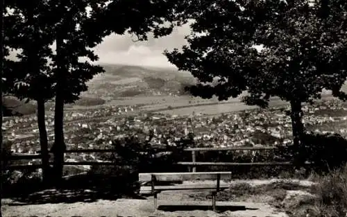 Ak Oberkirch im Renchtal Baden, Gesamtansicht, Blick vom Aussichtspunkt