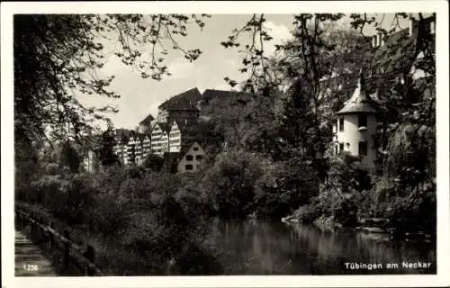 Ak Tübingen am Neckar, Uferansicht