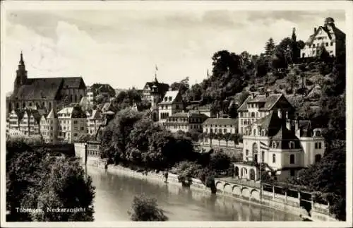 Ak Tübingen, Teilansicht am Neckar