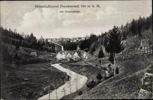 Ak Freudenstadt im Schwarzwald, Christophstal