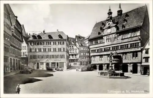 Ak Tübingen am Neckar, Marktplatz