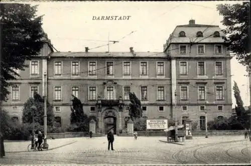 Ak Darmstadt in Hessen, Schloss