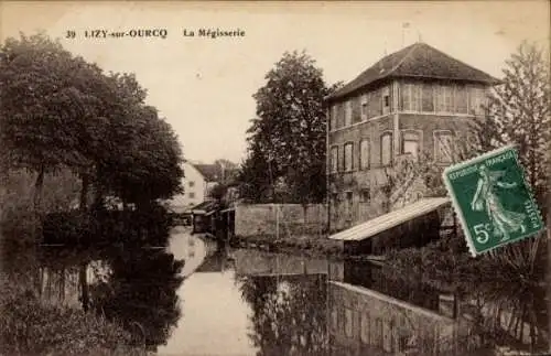 Ak Lizy sur Ourcq Seine et Marne, La Mégisserie