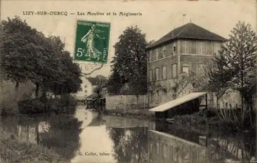 Ak Lizy sur Ourcq Seine et Marne, Les Moulins und la Mégisserie