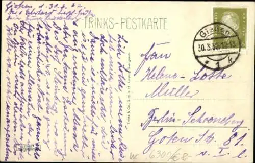 Ak Gießen an der Lahn Hessen, Landgraf Philipp Platz, Fachwerkbau