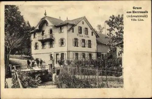 Ak Bad Herrenalb im Schwarzwald, Villa Lina