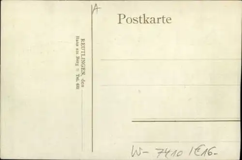 Künstler Ak Reutlingen in Württemberg, Haus am Berg