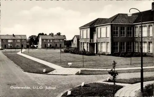 Ak Oosterwolde Oldebroek Gelderland, ULO School