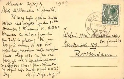 Ak Maastricht-Limburg Niederlande, Bahnhof