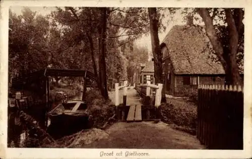 Ak Giethoorn Overijssel Niederlande, Bondshotel Hollandsch Venetie