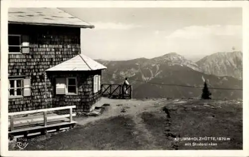 Ak Steiermark Österreich, Krummholzhütte