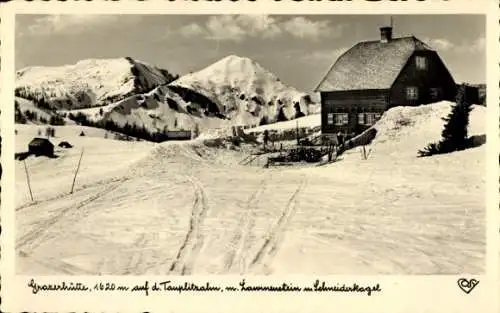 Ak Bad Mitterndorf Steiermark, Grazerhütte, Tauplitzalm