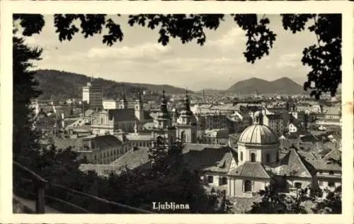 Ak Ljubljana Laibach Slowenien, Gesamtansicht