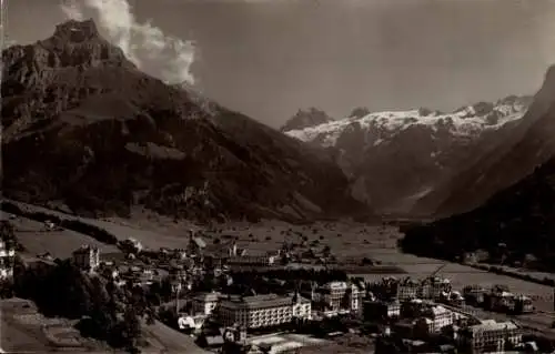 Ak Engelberg Kanton Obwalden Schweiz, Gesamtansicht mit dem Hahnen