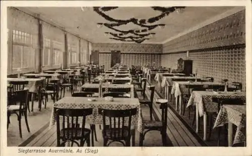 Ak Au Windeck an der Sieg, Siegterrasse Auermühle