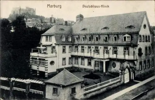 Ak Marburg an der Lahn, Deutschhaus Klinik