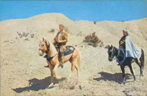 Sammelbild Karl May, Filmszene Durch wilde Kurdistan, Nr. 379, Ritt nach Burusco