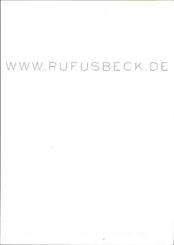 Ak Schauspieler Rufus Beck, Portrait,  Autogramm